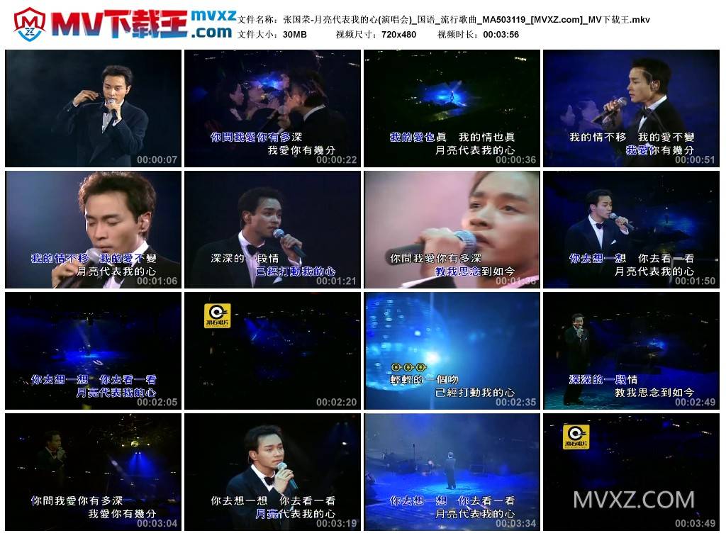 张国荣-月亮代表我的心(演唱会)_国语_流行歌曲_MA503119